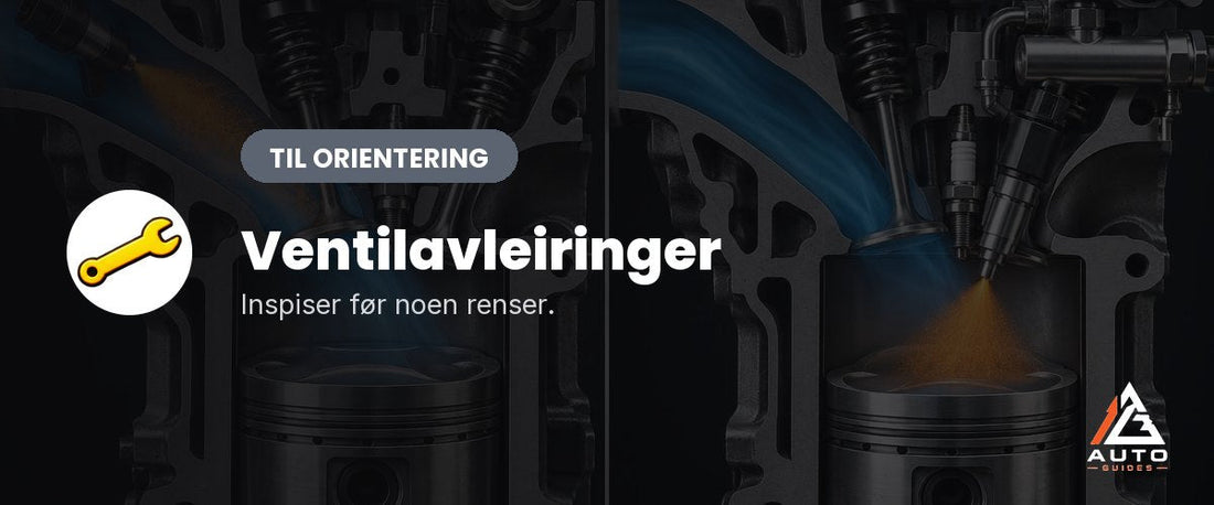 Avleiringer på innsugsventilene