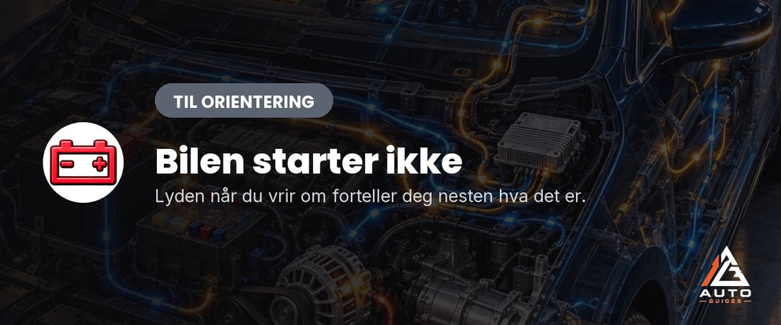 Det elektriske anlegget i bilen, med batteri og dynamo