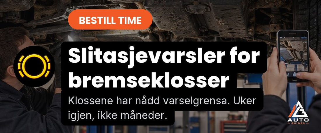 Slitasjevarsler for bremseklosser