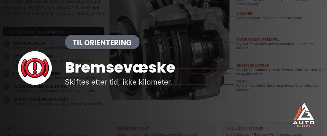 Hvor ofte skifte bremsevæske