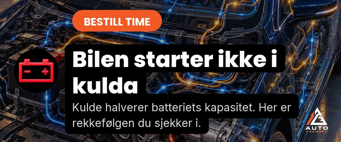 Bilen starter ikke i kulda