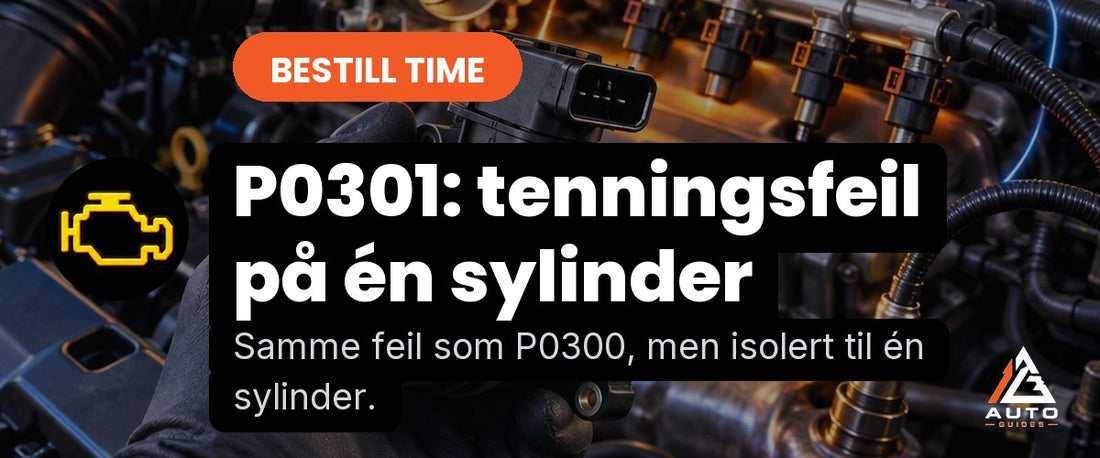 P0301: tenningsfeil på én sylinder