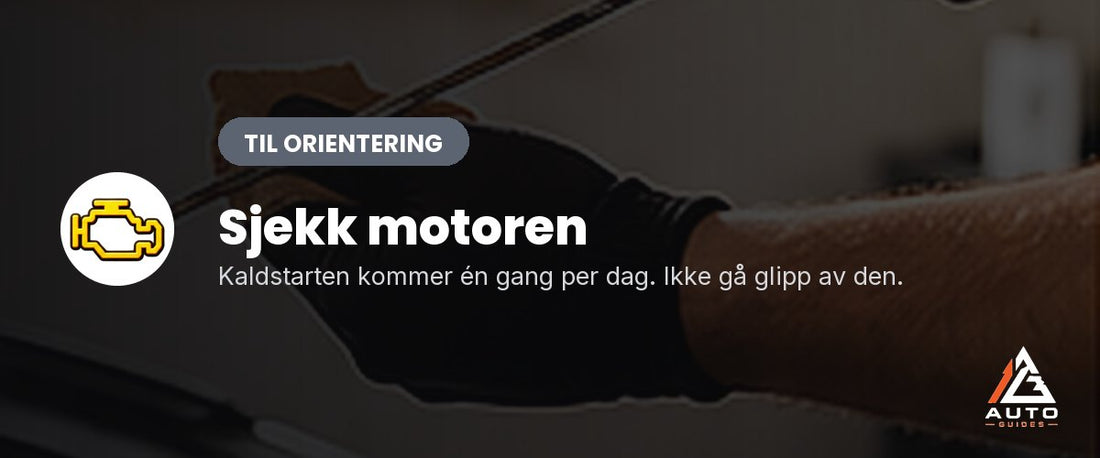 Sjekk motoren på bruktbil
