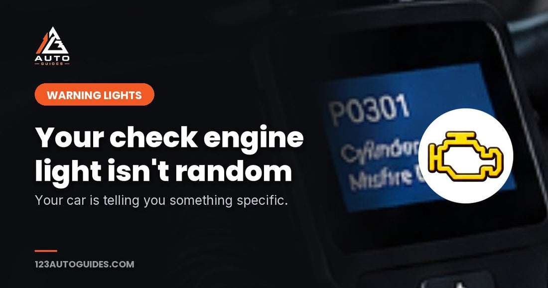 Your check engine light isn't random. Your car is telling you something specific.