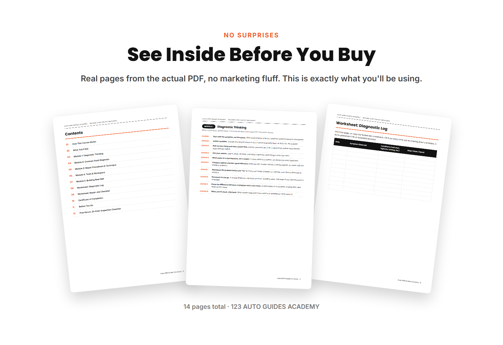 See inside Become a Better DIY Mechanic before you buy