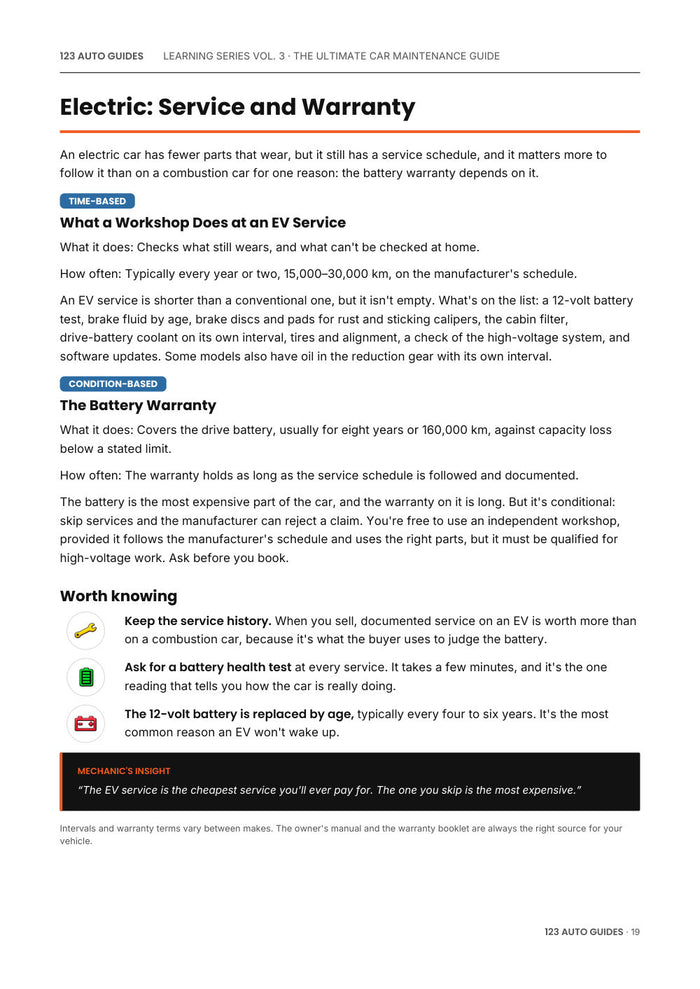 Vol. 3, Car Maintenance, page 20