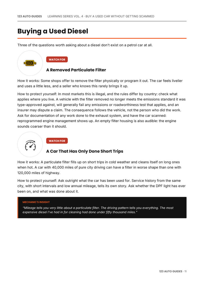 Vol. 4, Buying a Used Car, page 12
