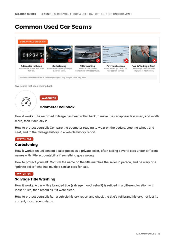 Vol. 4, Buying a Used Car, page 16