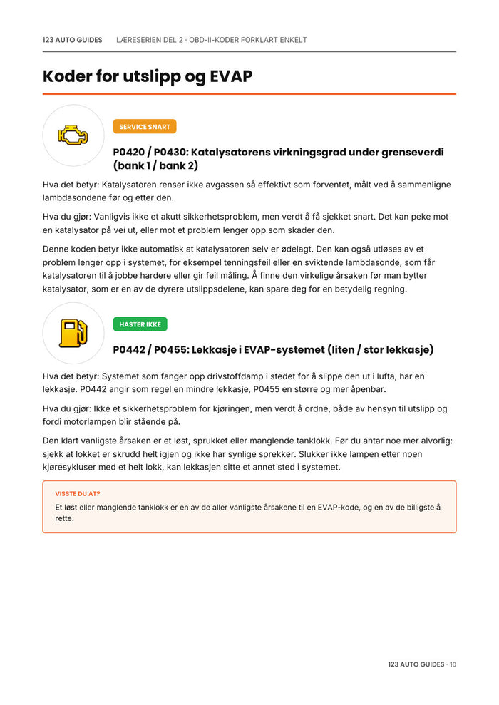 Vol. 2, OBD-II-koder, side 11
