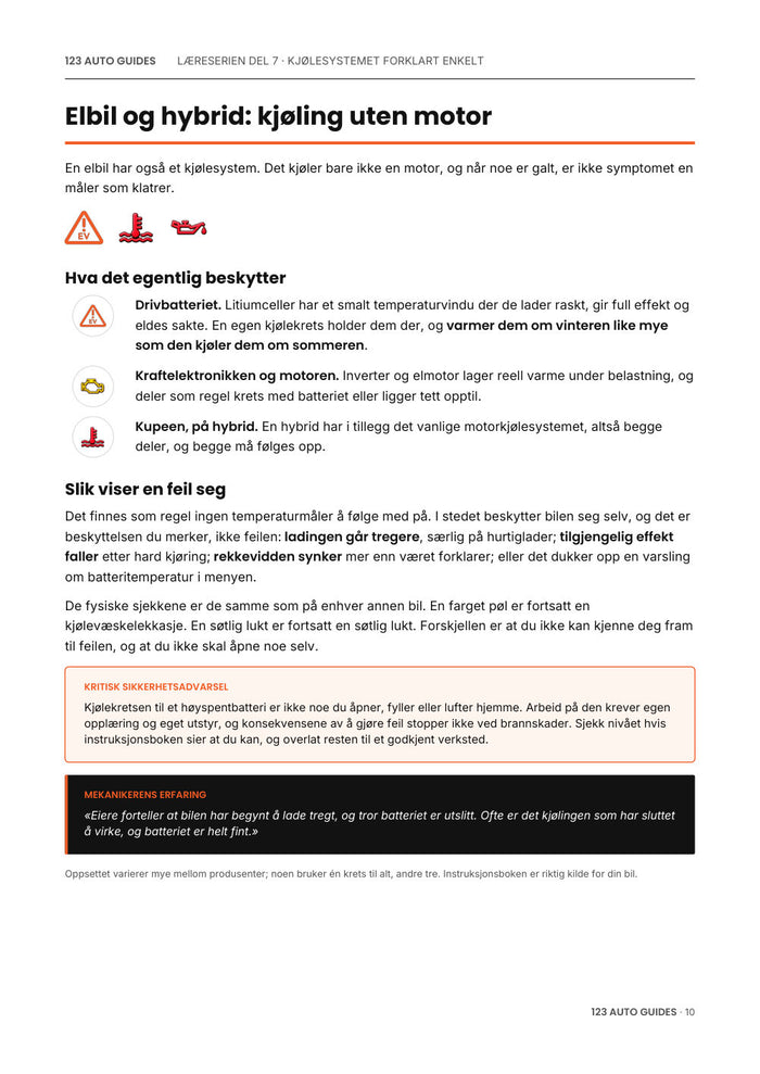 Vol. 7, Kjølesystemet, side 11