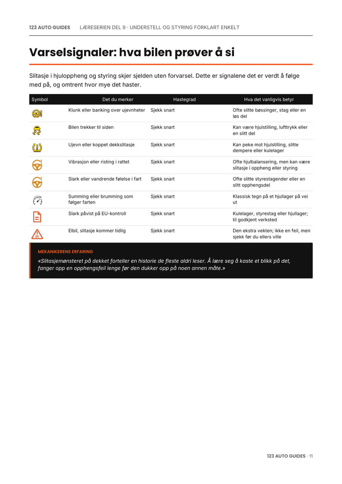 Vol. 9, Understell og styring, side 12