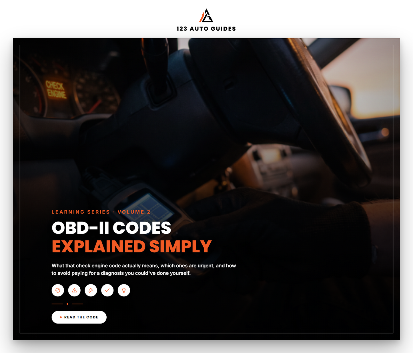 Auto APM Guides Learning Series, Vol. 2: OBD-II Codes Explained in Plain English - cover