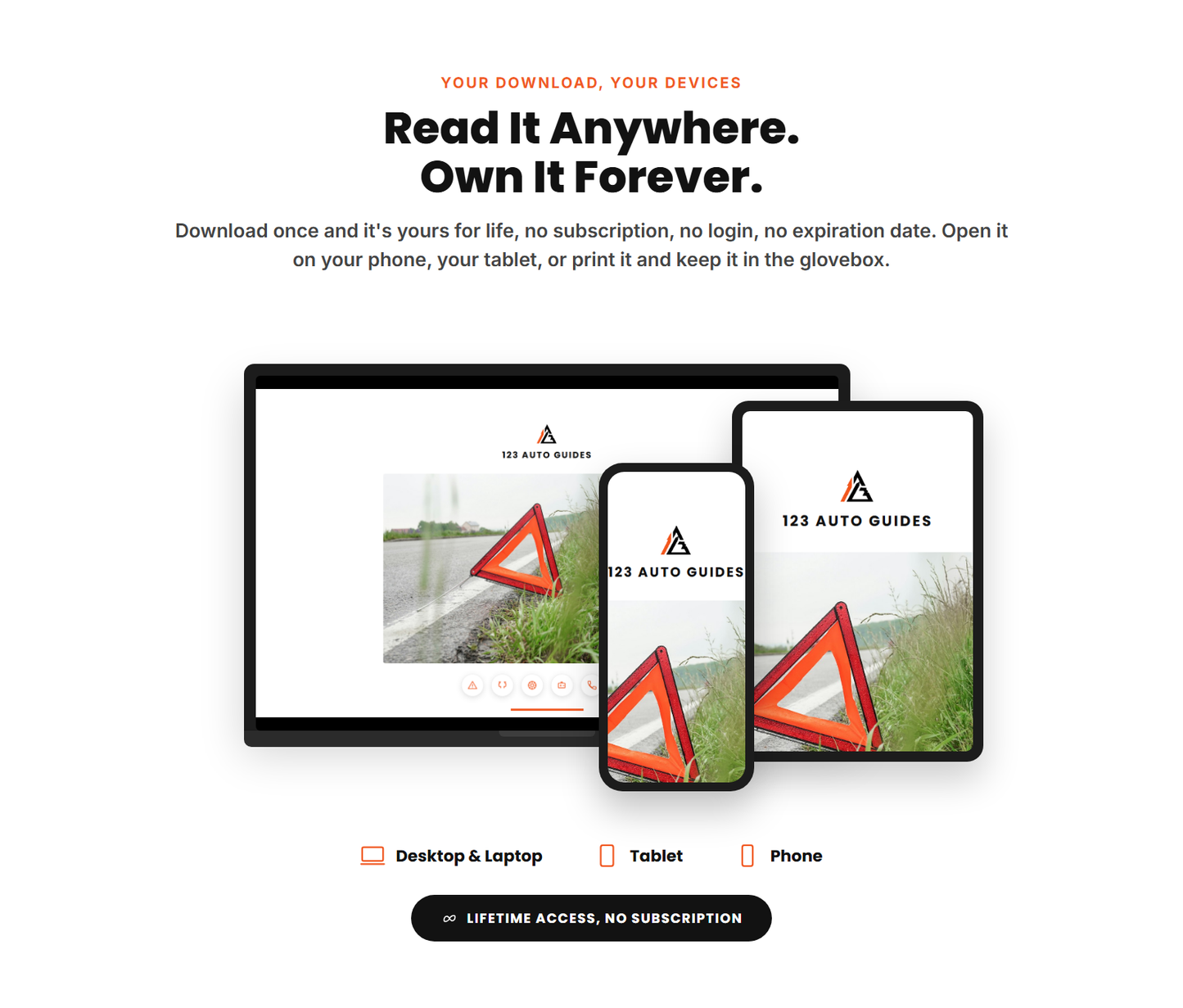 Read the Emergency Breakdown Guide on any device