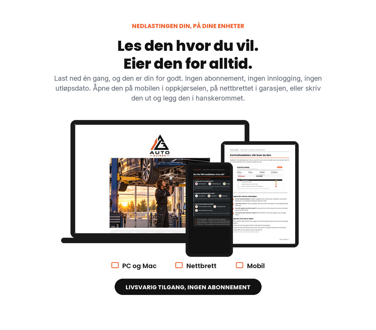 Les den hvor du vil, eier den for alltid