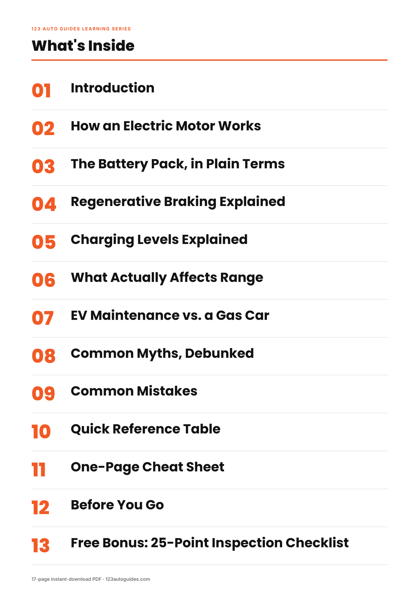 What's Inside EV Fundamentals Guide
