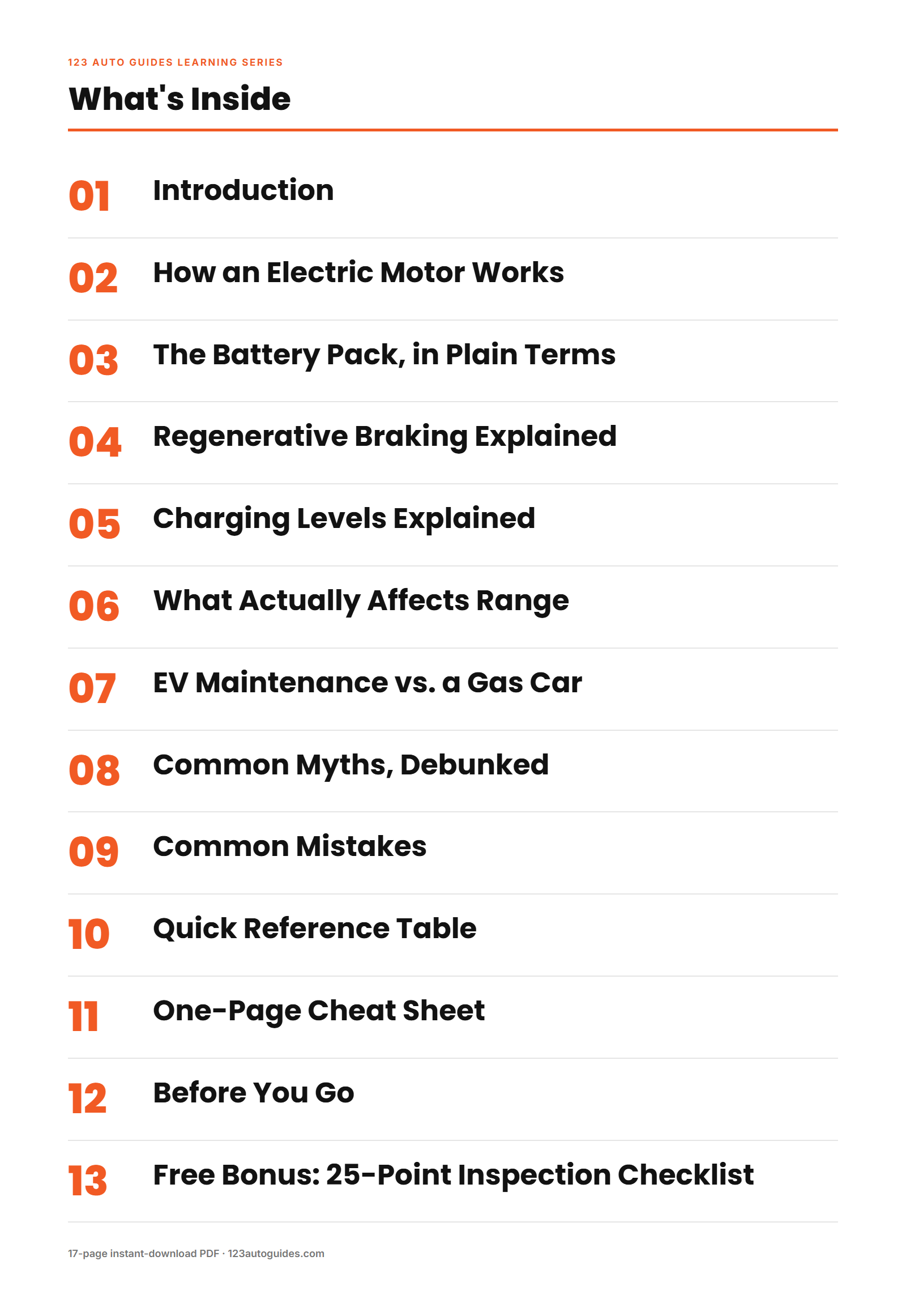 What's Inside EV Fundamentals Guide