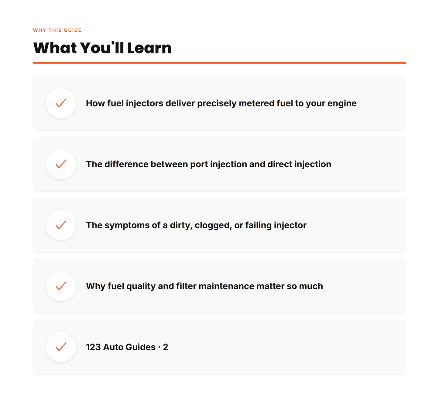 Fuel Injection Systems Explained features