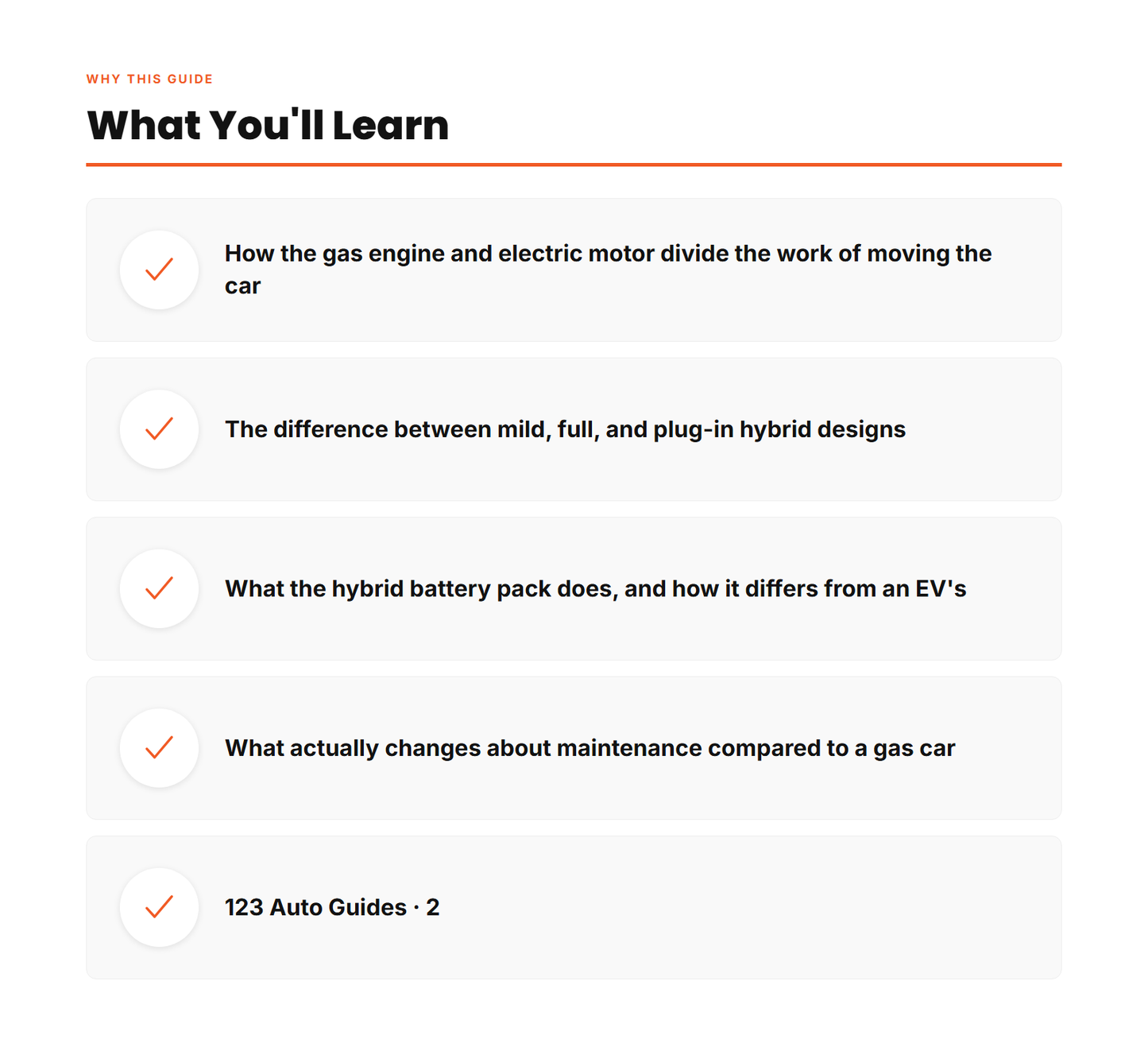 Why This Guide - Hybrid Vehicle Systems