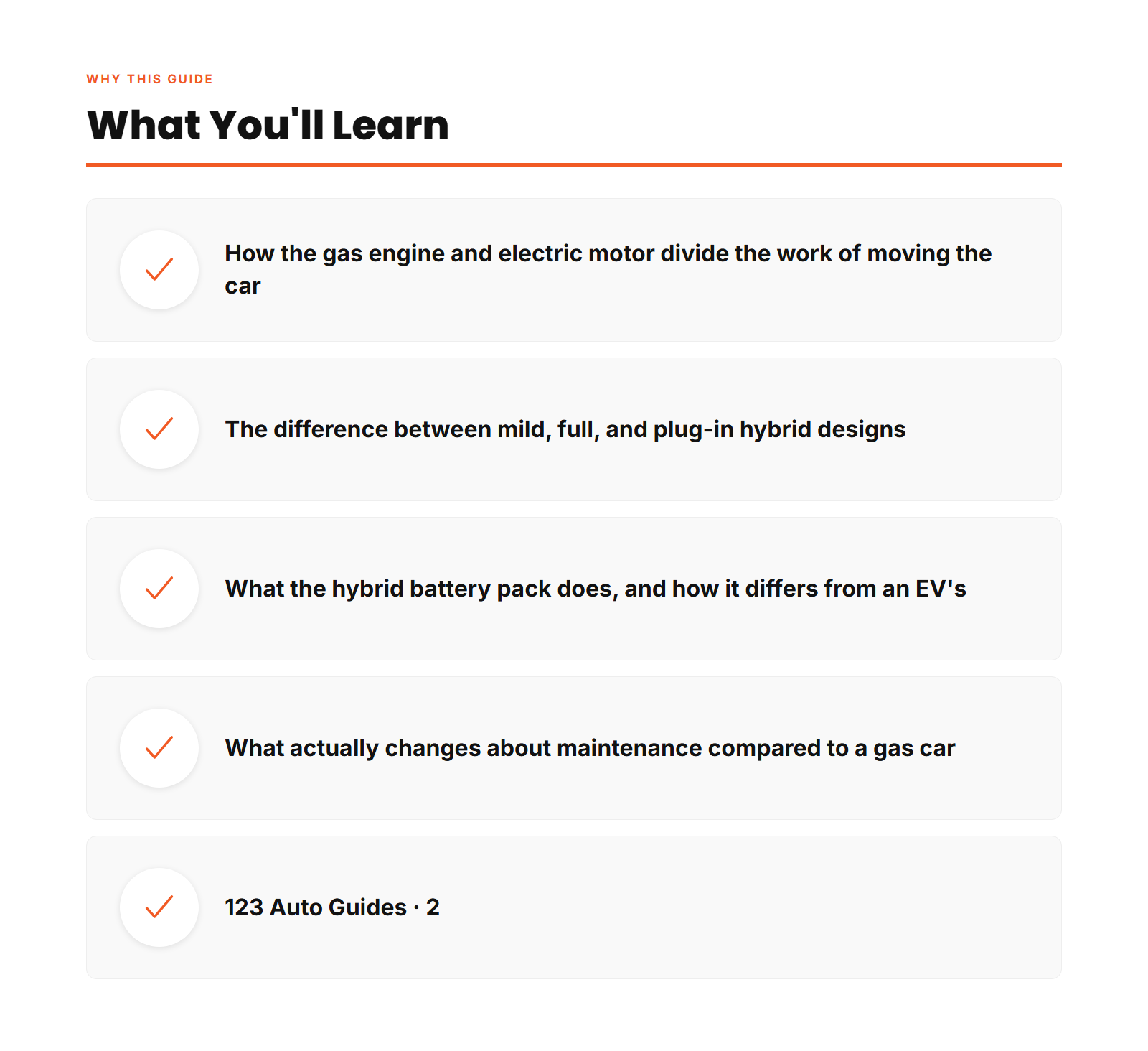 Why This Guide - Hybrid Vehicle Systems