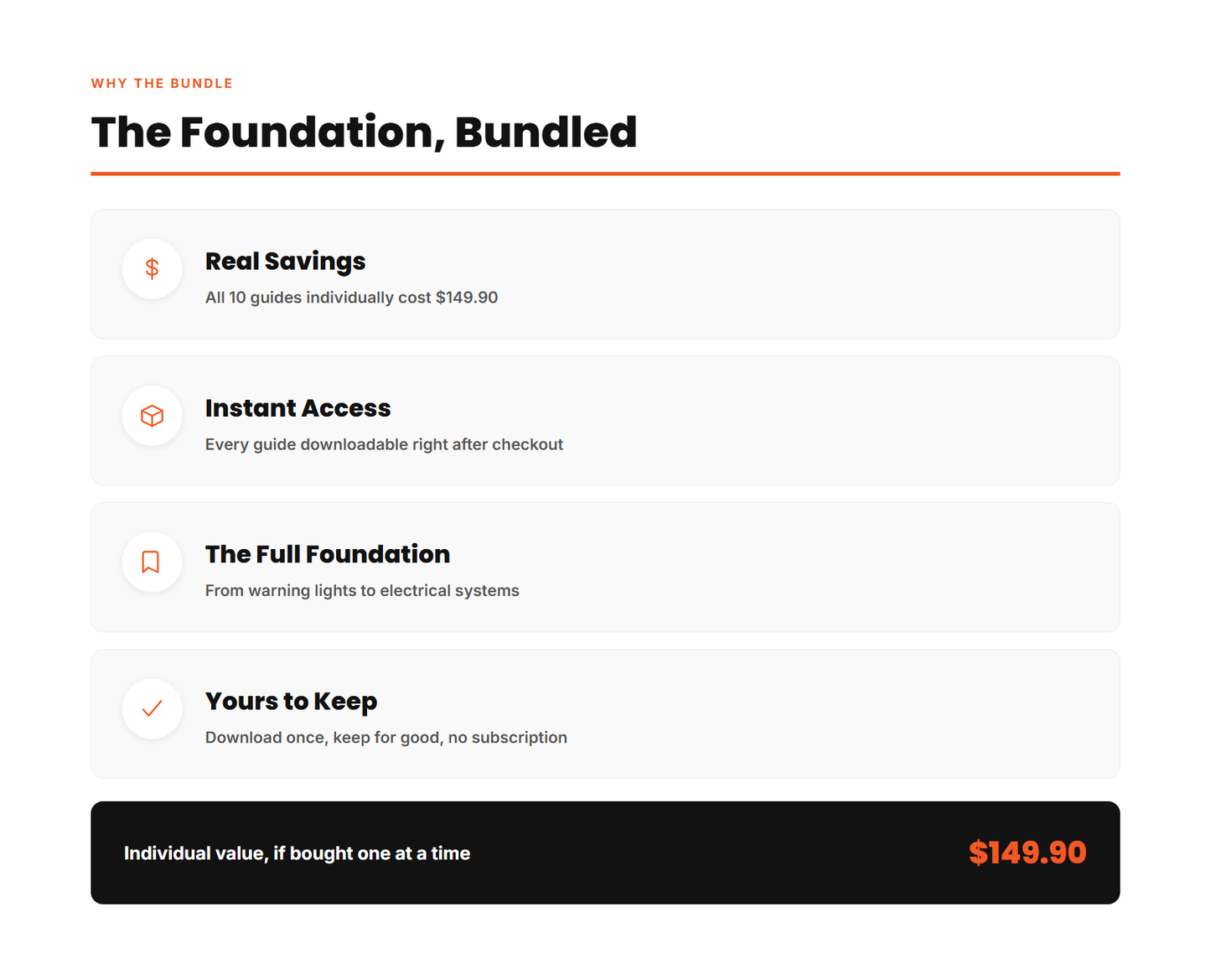 Learning Series Bundle Value Comparison