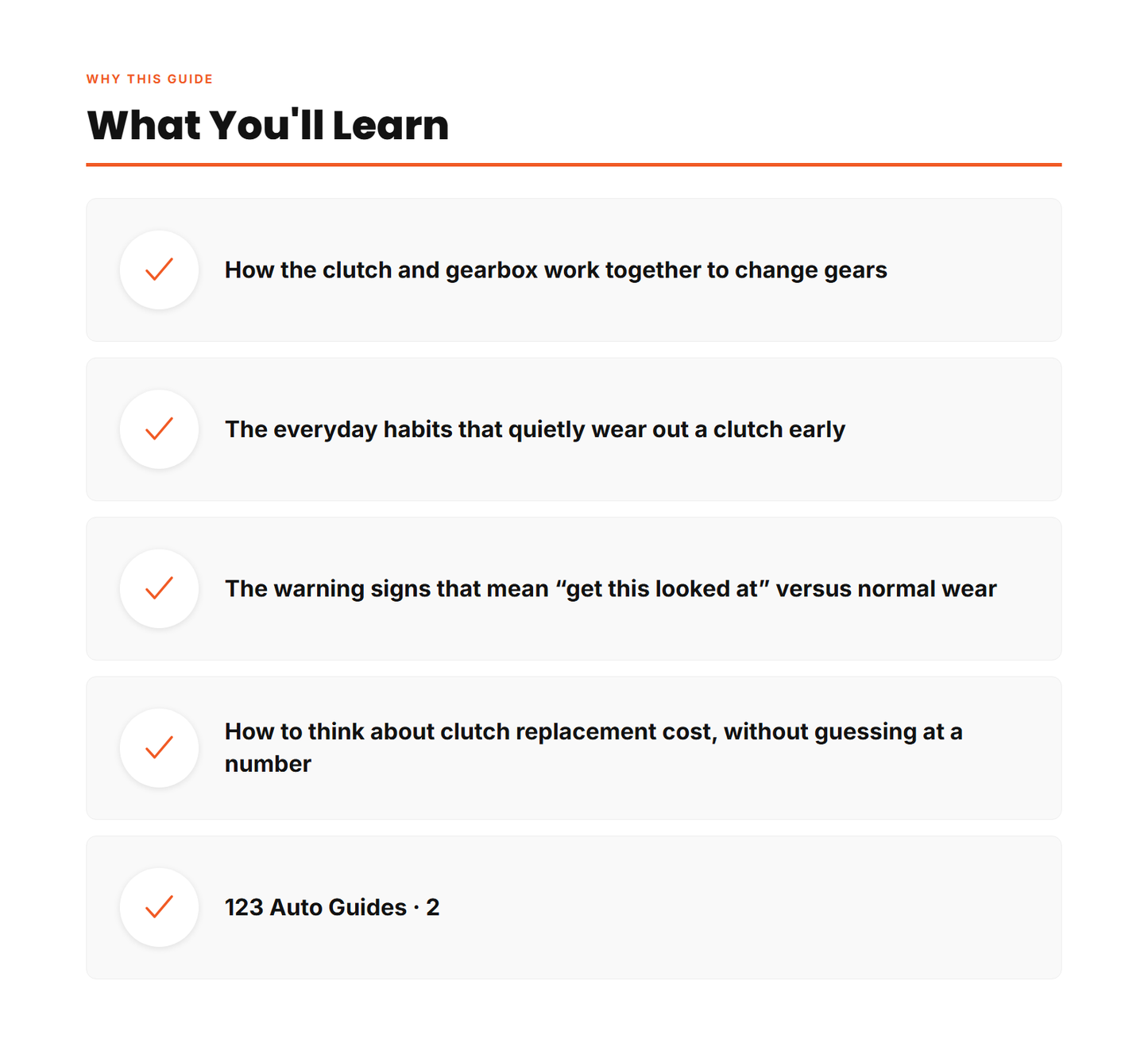 Manual Transmission Fundamentals features