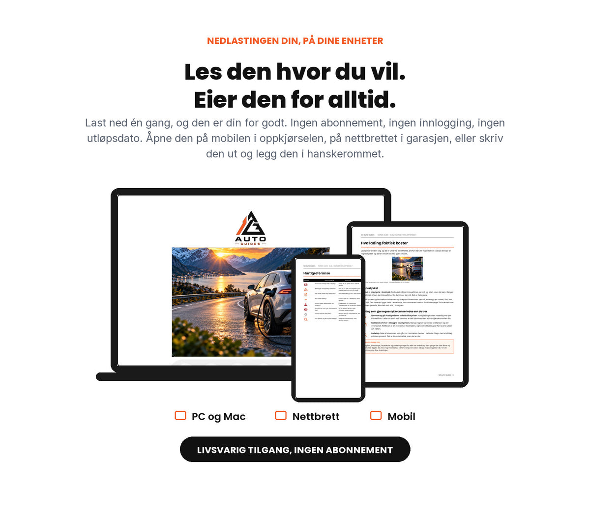 Les den hvor du vil, eier den for alltid