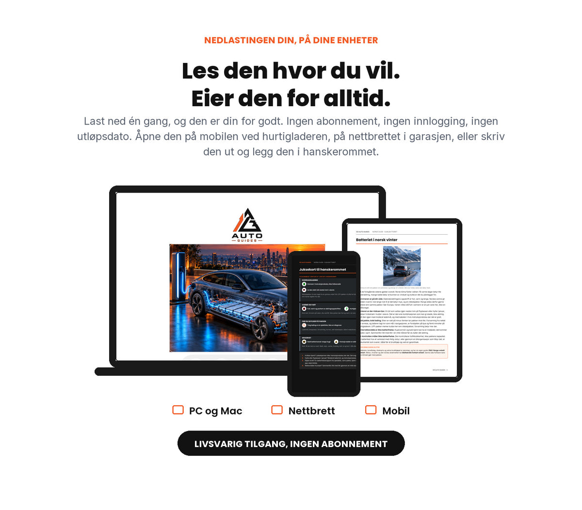 Les den hvor du vil: Elbilbatteriet forklart enkelt på PC, nettbrett og mobil