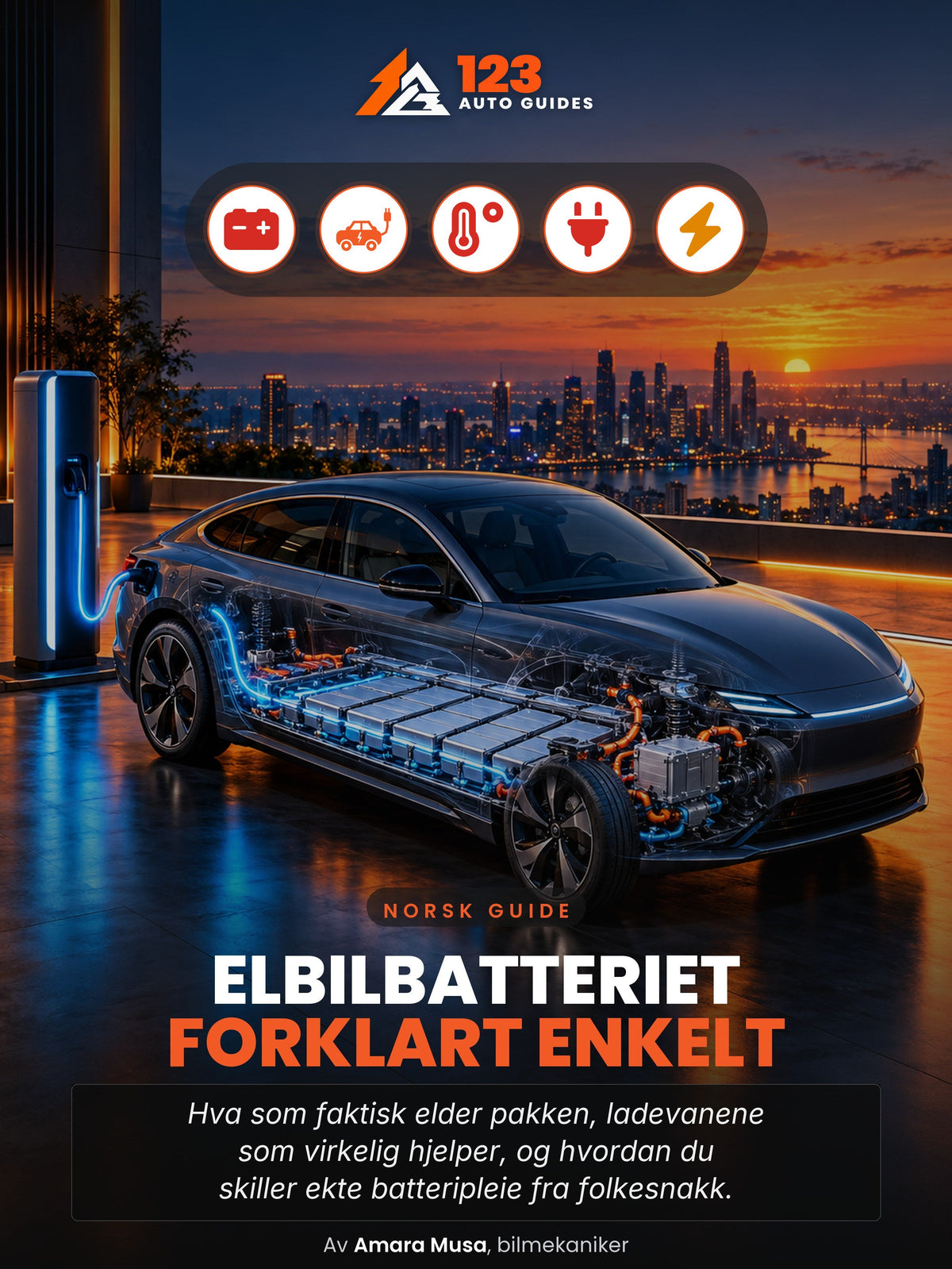 Elbilbatteriet forklart enkelt, omslag