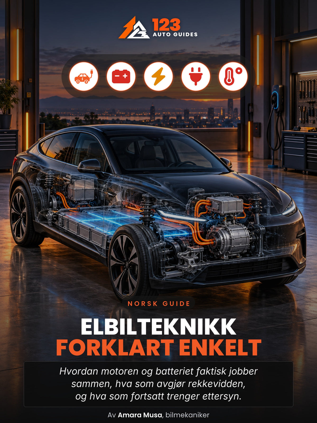 Elbilteknikk forklart enkelt, omslag