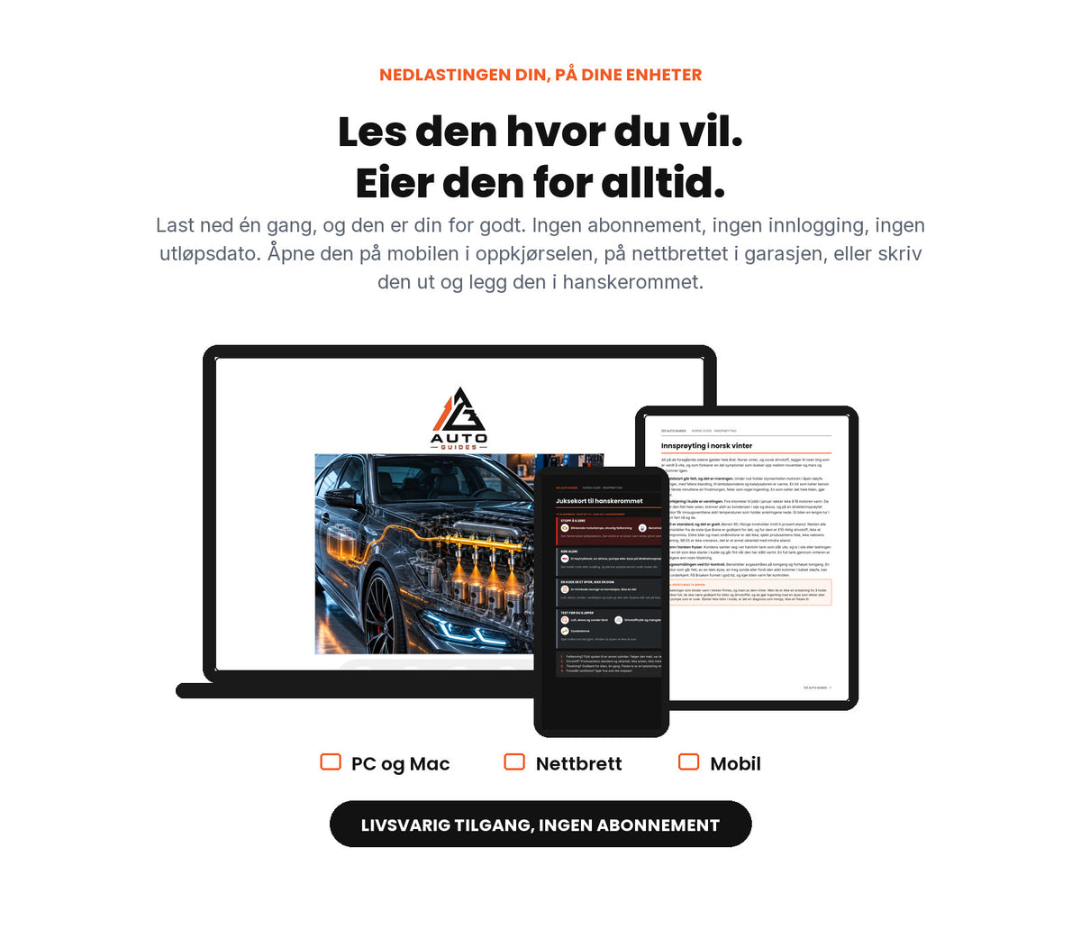 Les den hvor du vil, eier den for alltid