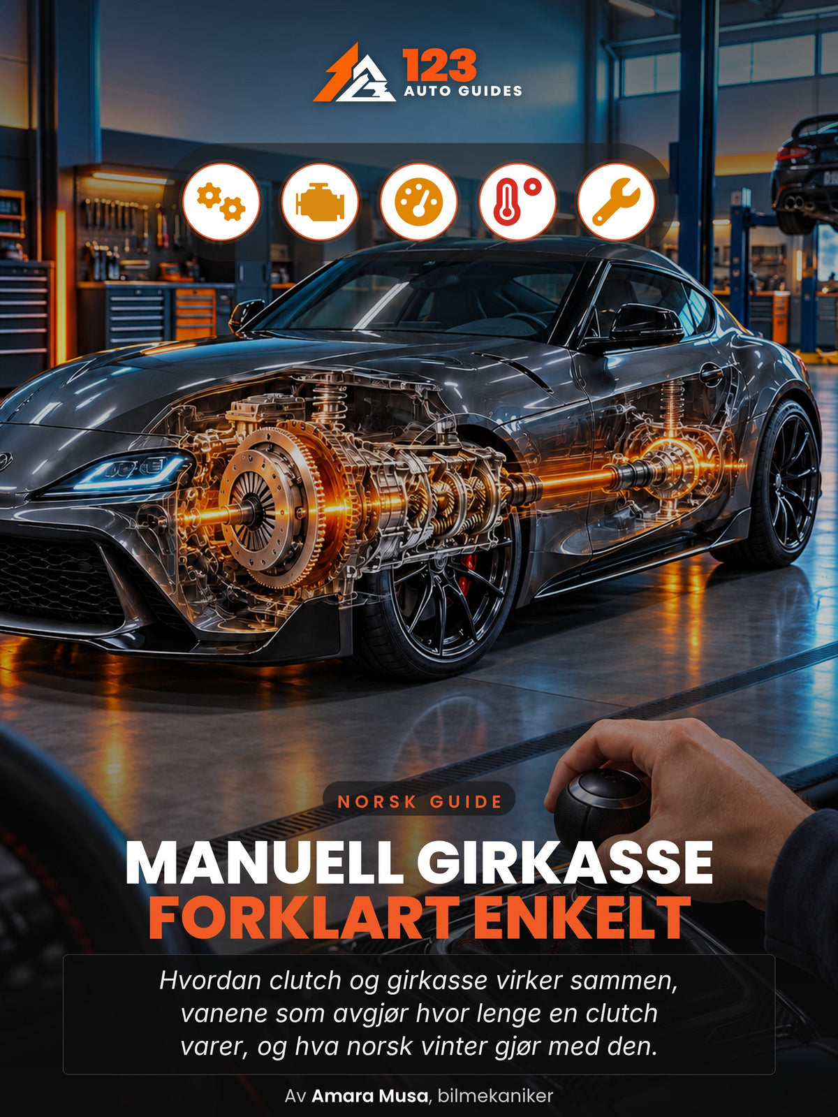 Manuell girkasse forklart enkelt, omslag