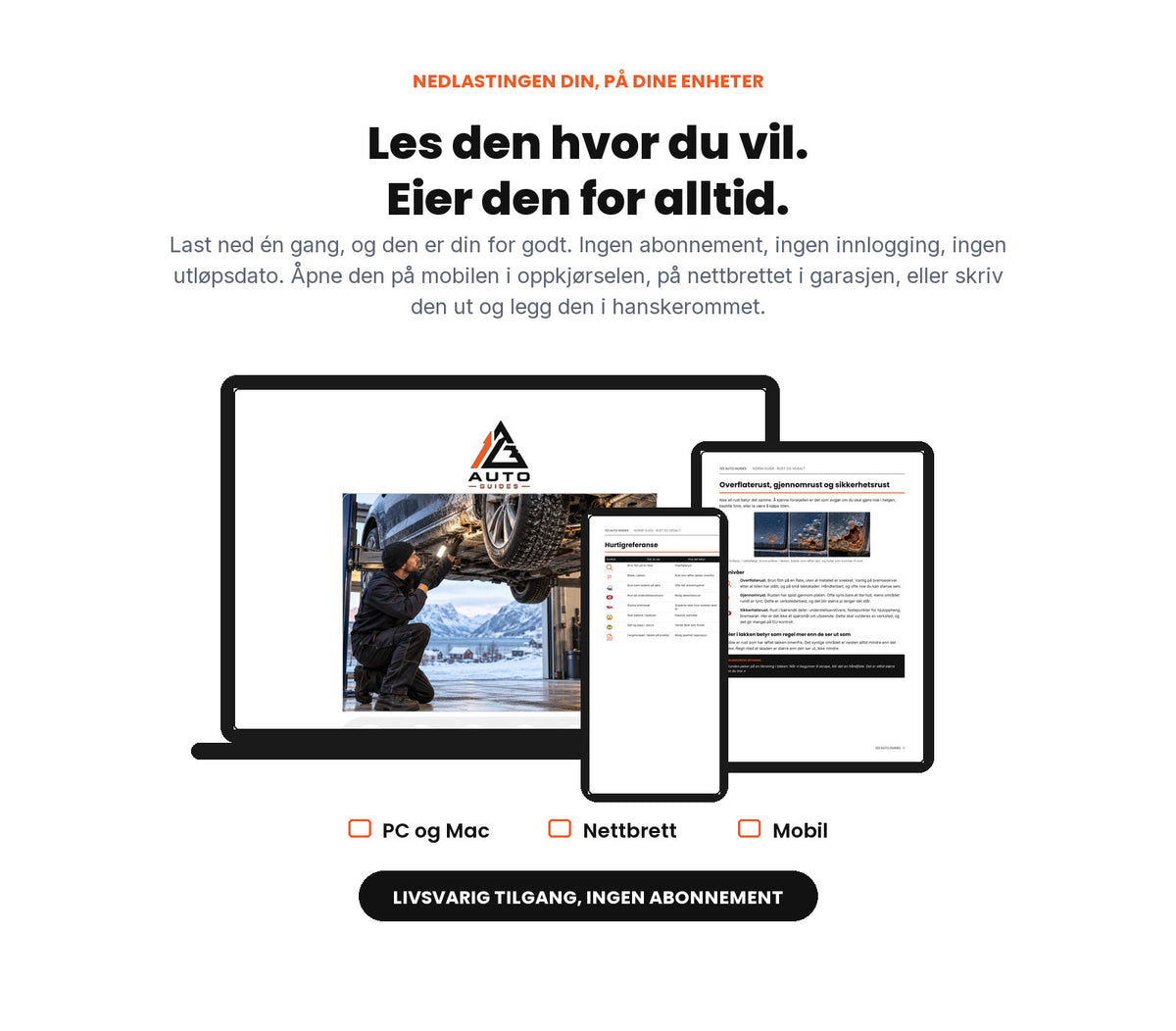 Les den hvor du vil, eier den for alltid