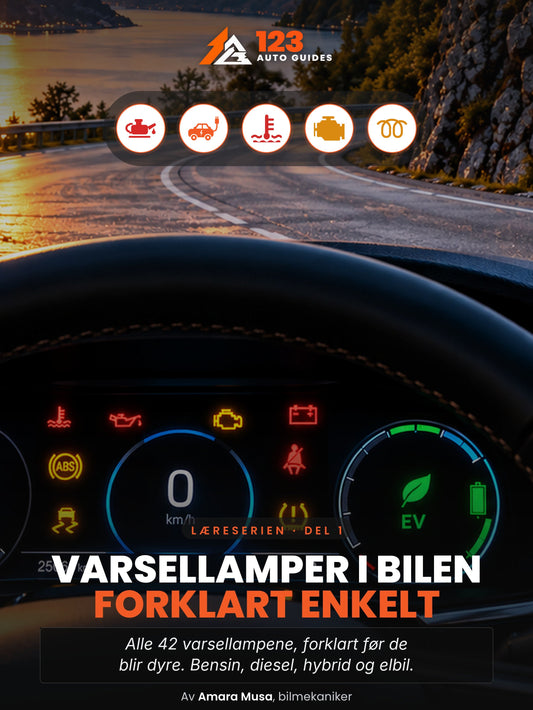 Varsellys i bilen enkelt forklart, omslag