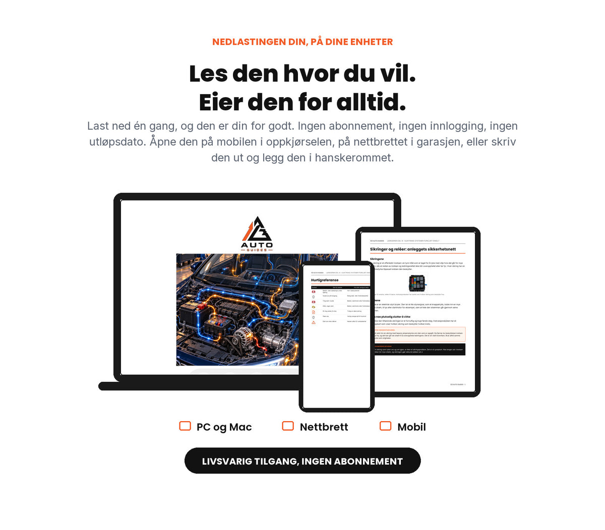 Les den hvor du vil, eier den for alltid