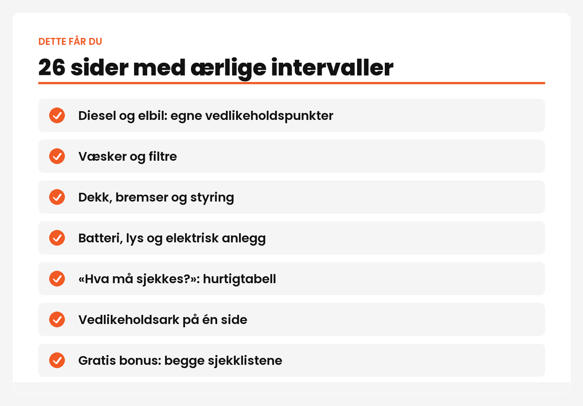 Dette får du