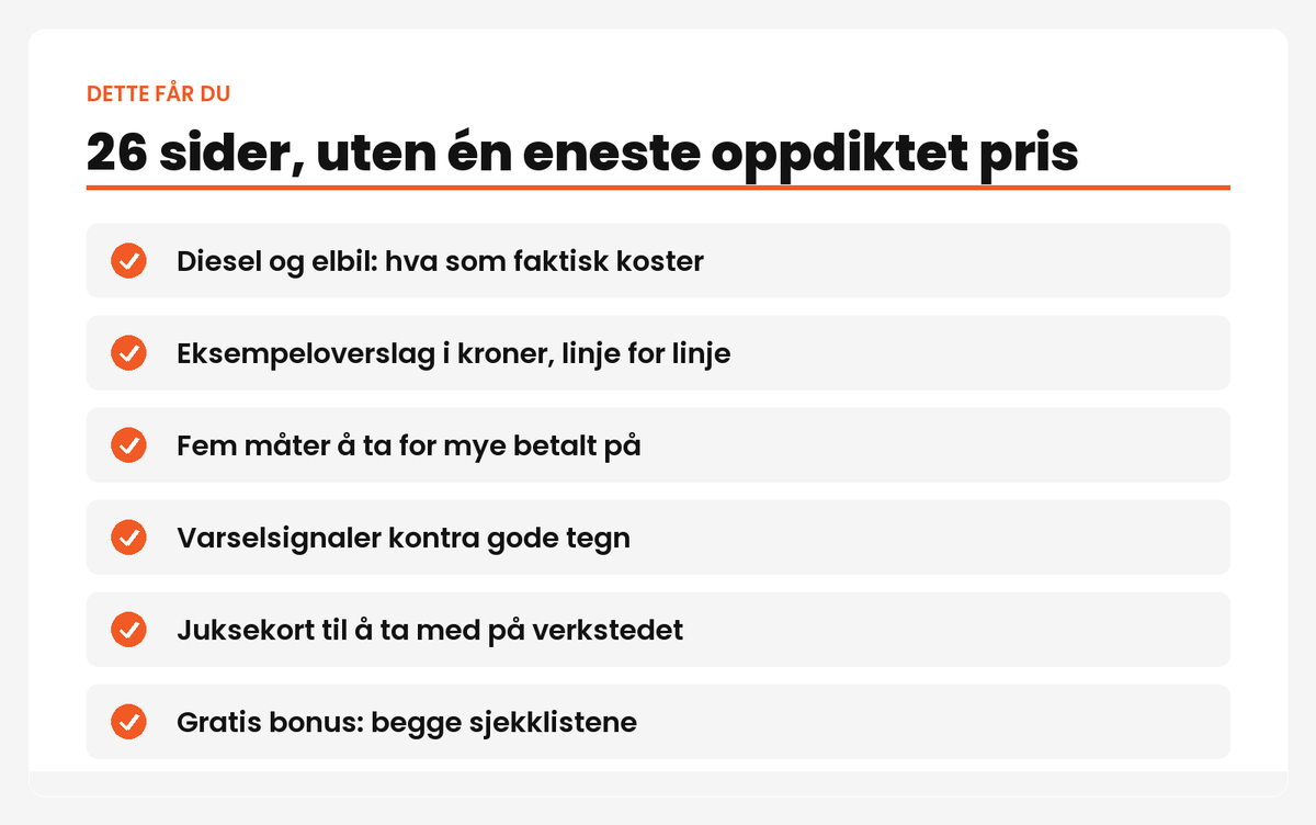 Dette får du