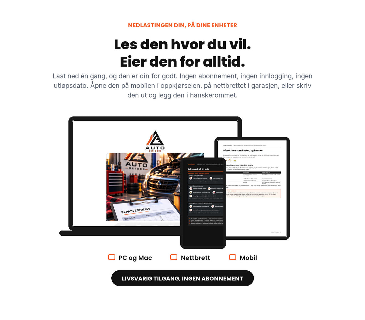 Les den hvor du vil, eier den for alltid