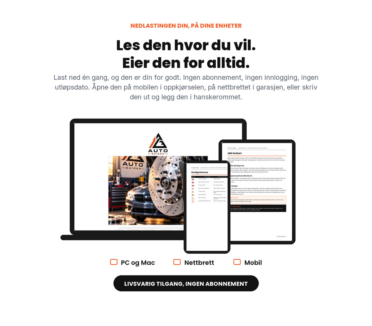 Les den hvor du vil, eier den for alltid