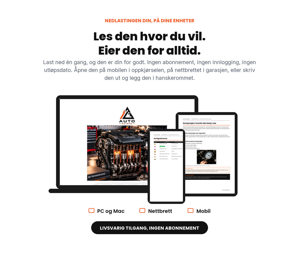 Les den hvor du vil, eier den for alltid