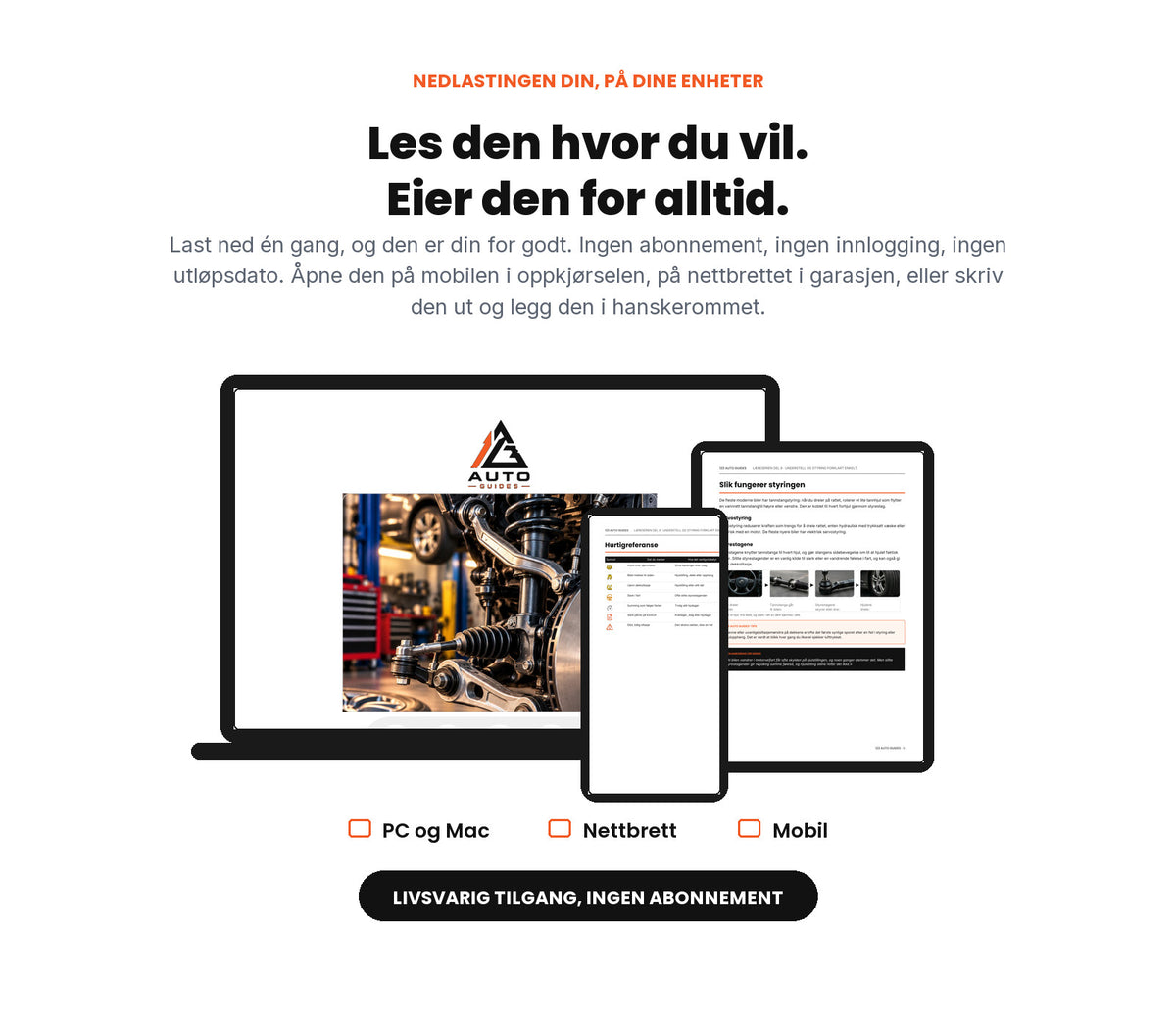 Les den hvor du vil, eier den for alltid