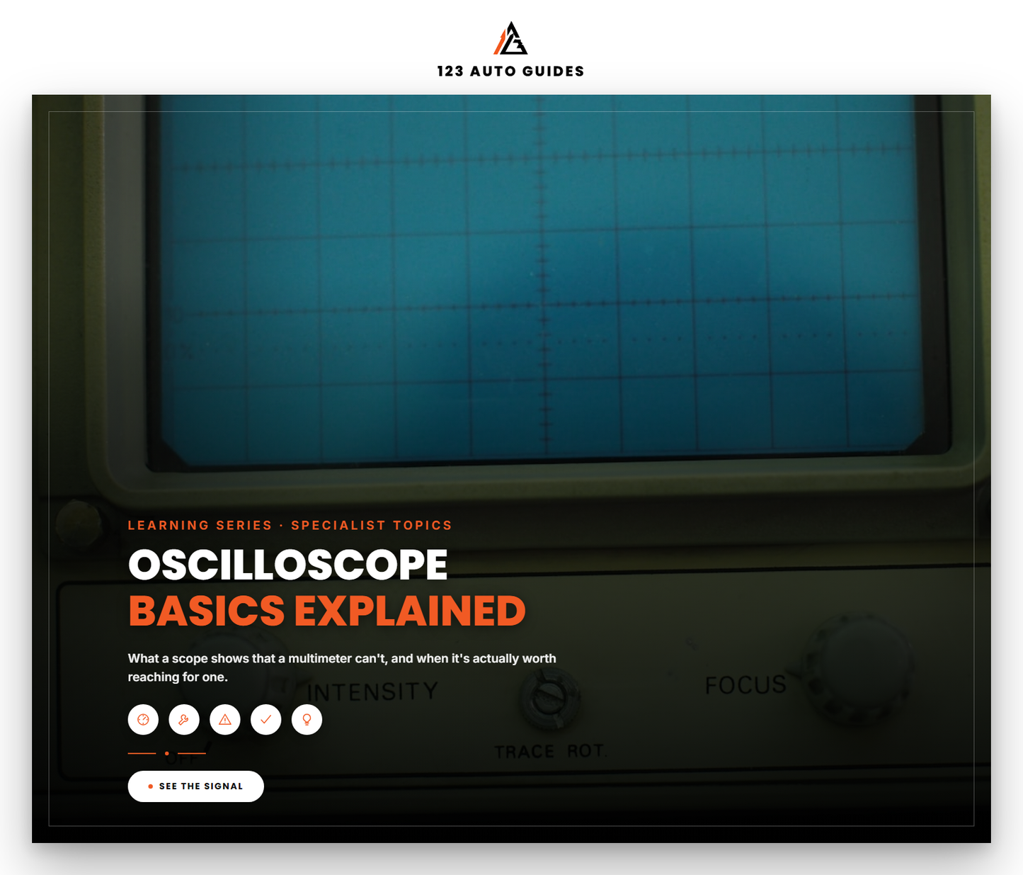Automotive Oscilloscope Basics Guide Cover