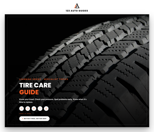 Tire Care Guide | 123 Auto Guides Learning Series cover