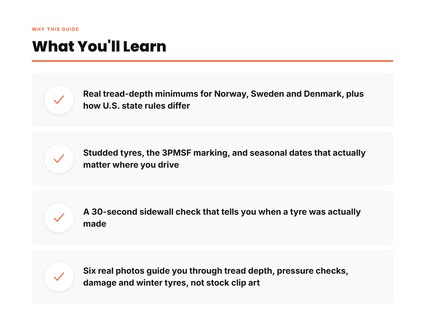 Tire Care Guide - Why This Guide