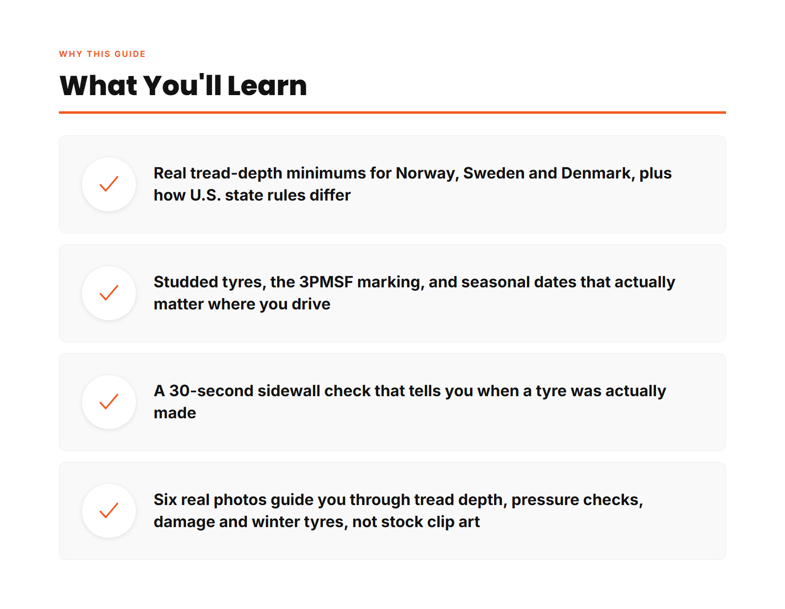 Tire Care Guide - Why This Guide