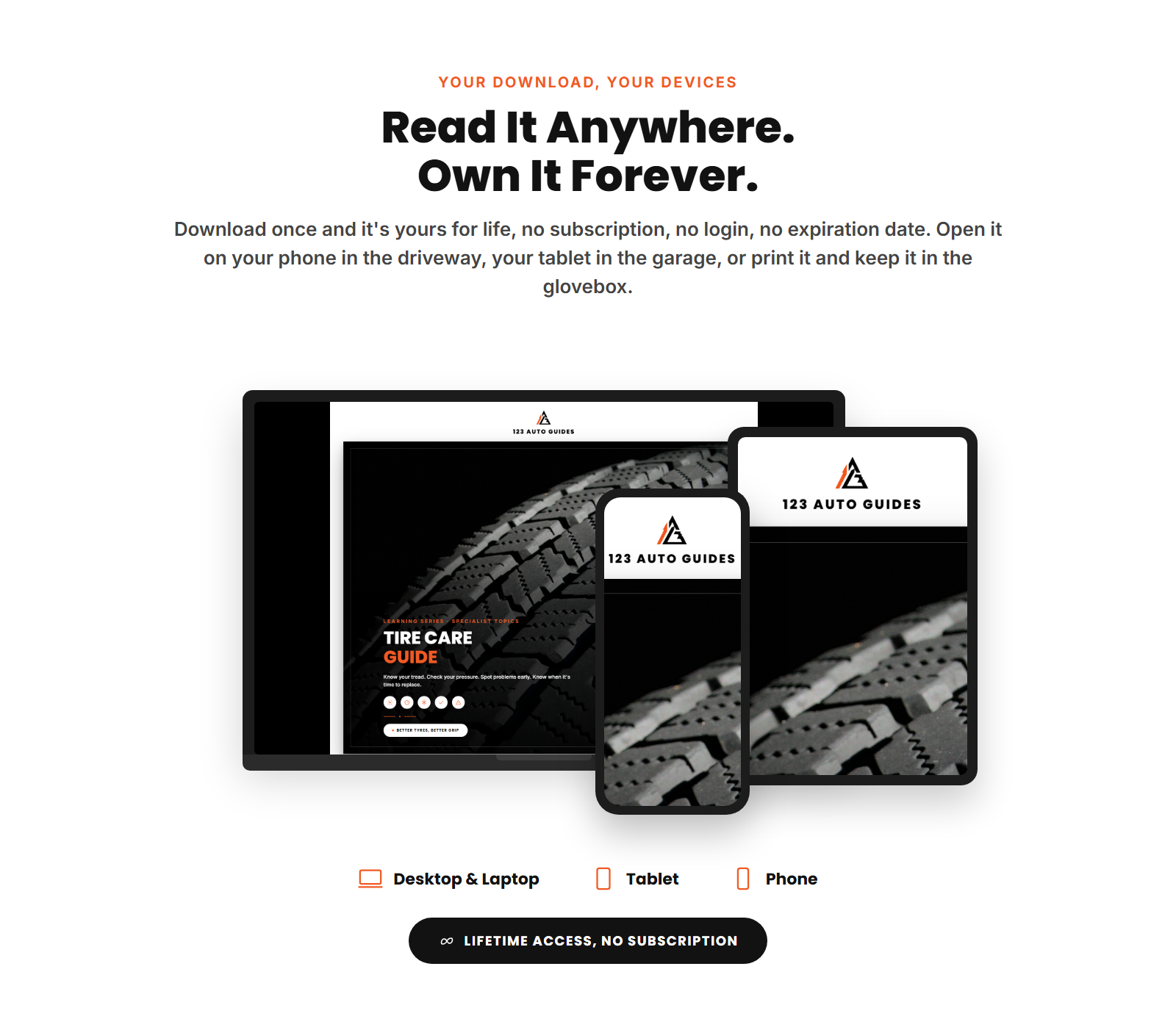 Tire Care Guide - Read Anywhere, Own It Forever