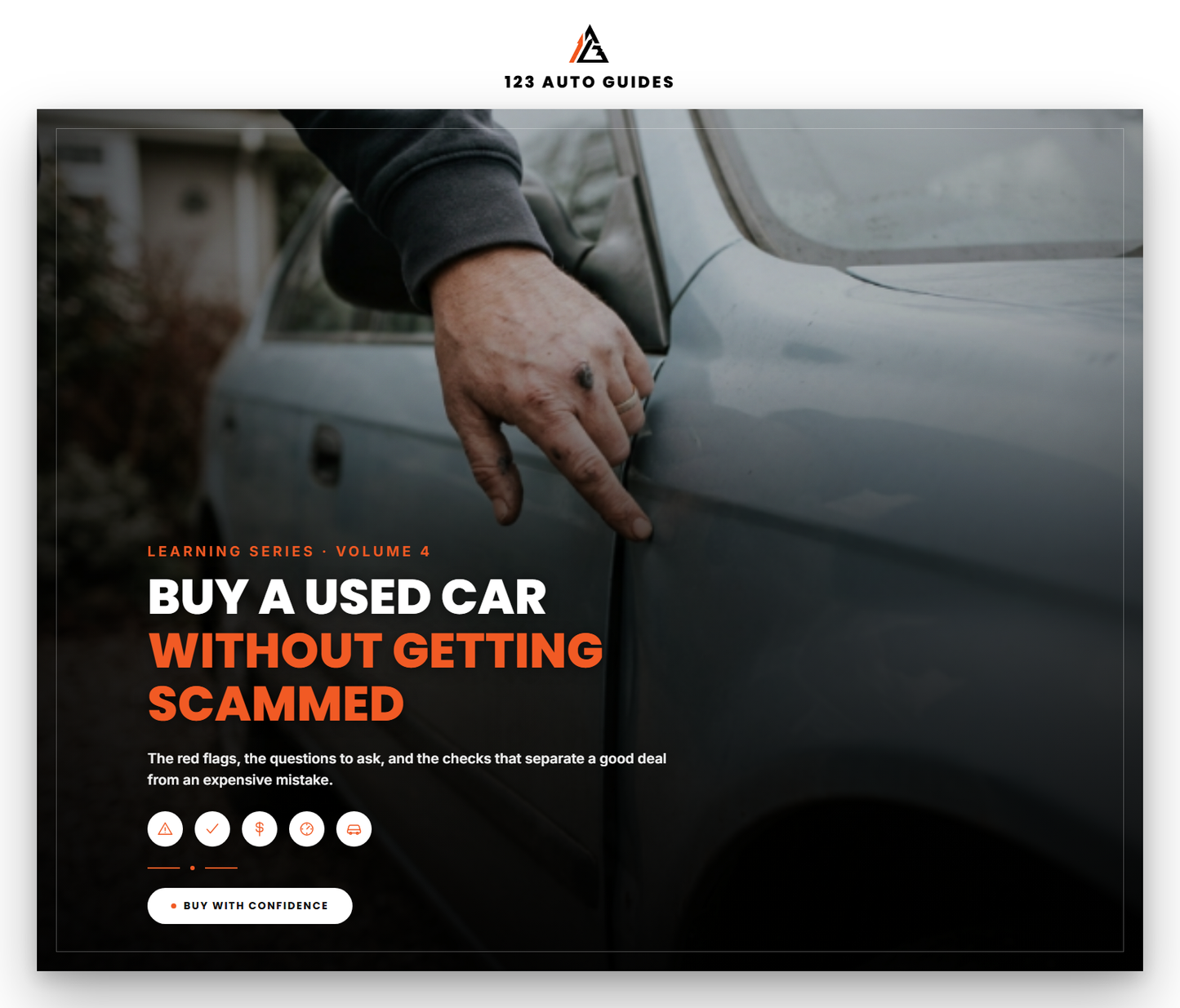 Auto APM Guides Learning Series, Vol. 4: Buy a Used Car Without Getting Scammed - cover