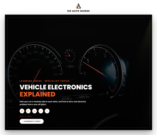 Vehicle Electronics Guide Cover