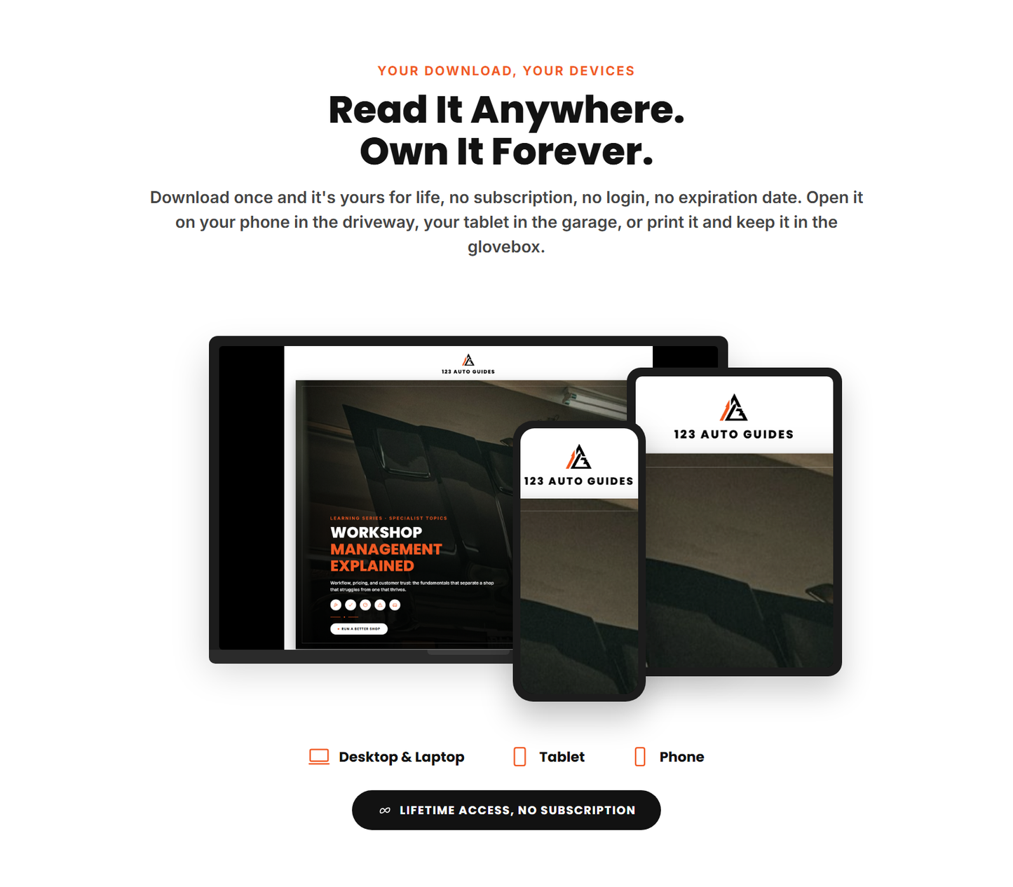 Read on Any Device - Automotive Business and Workshop Management