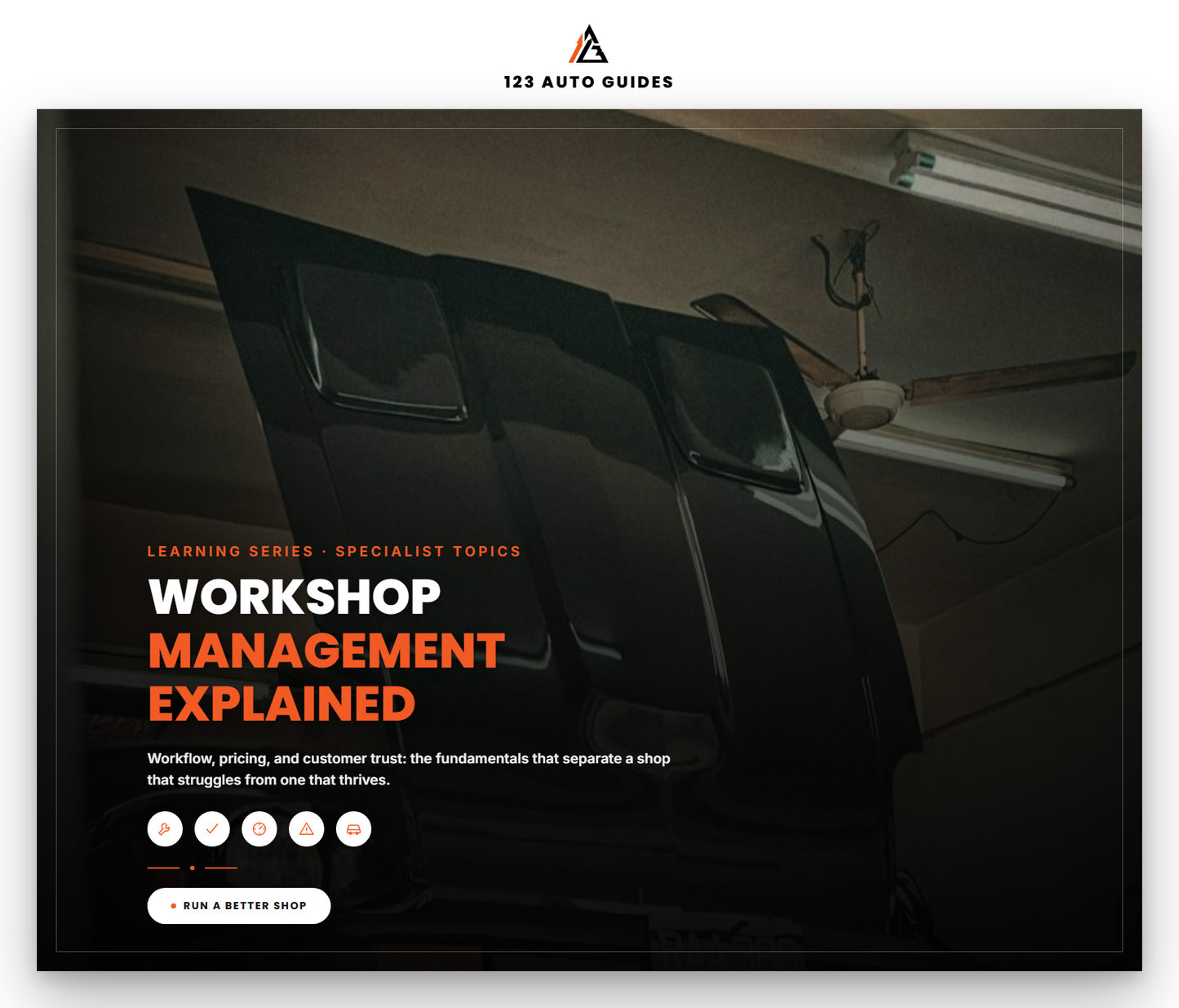 Automotive Business and Workshop Management Guide Cover